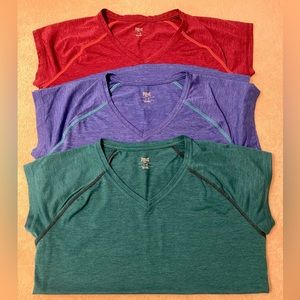 3 Everlast Workout Shirts Sz L EUC